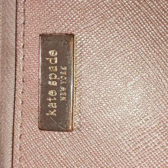 Kate Spade Metallic Rose Gold large wallet/clutch - Picture 4 of 8